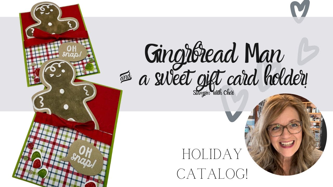 A Sweet Gift Card Holder with Stampin' Up! Gingerbread Man