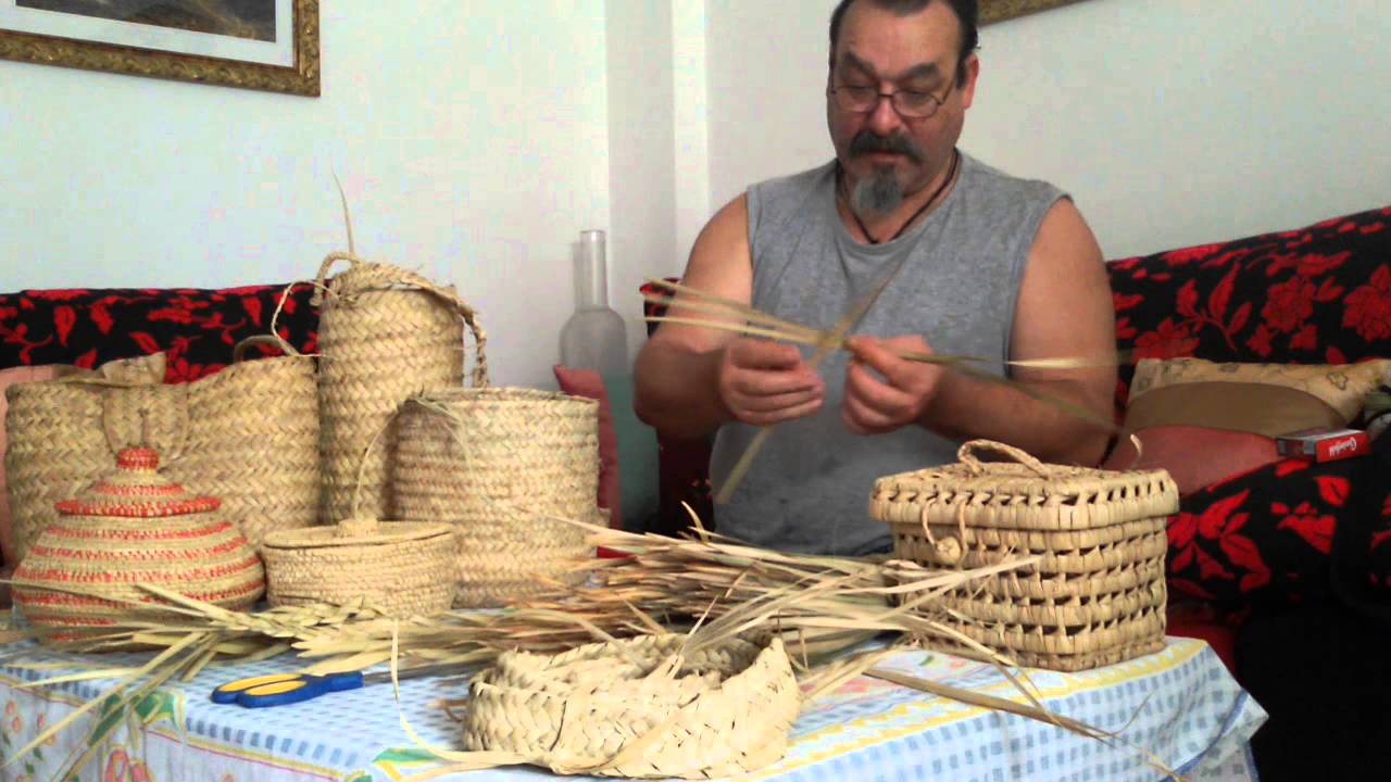 Pleita hecha con hoja de palmito