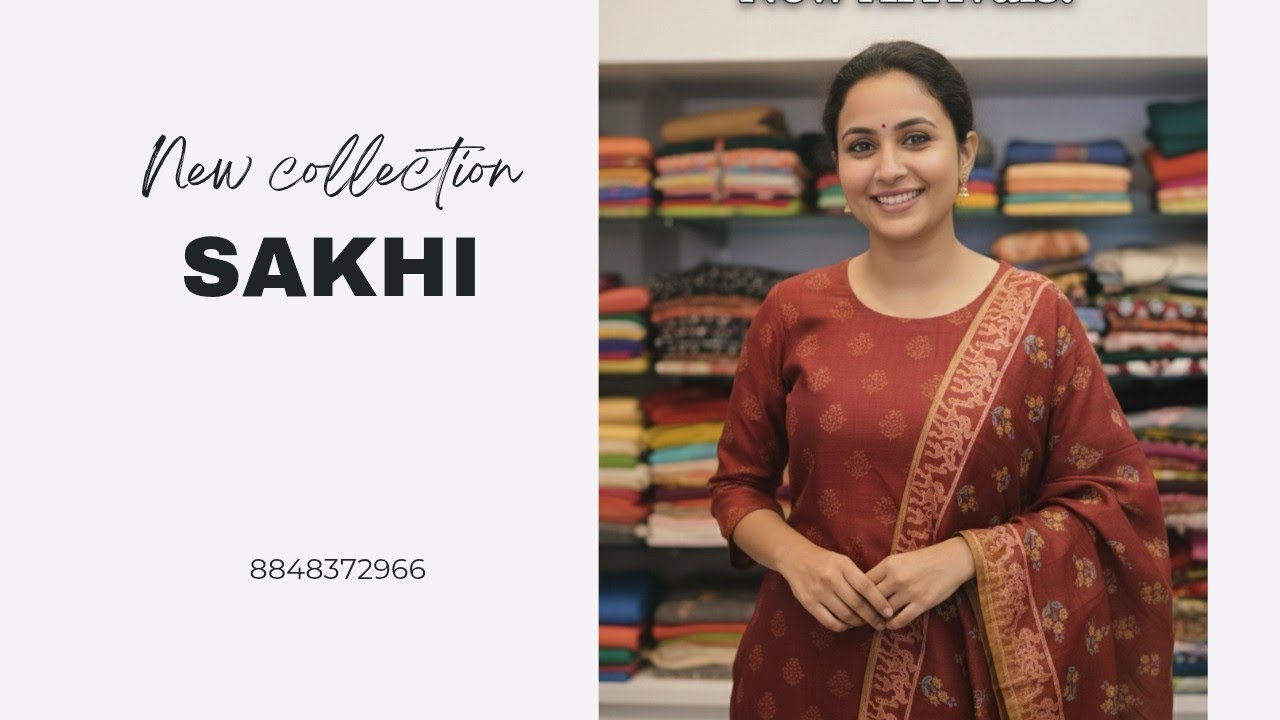Sakhi clothing store/latest salwaar materials collection  
