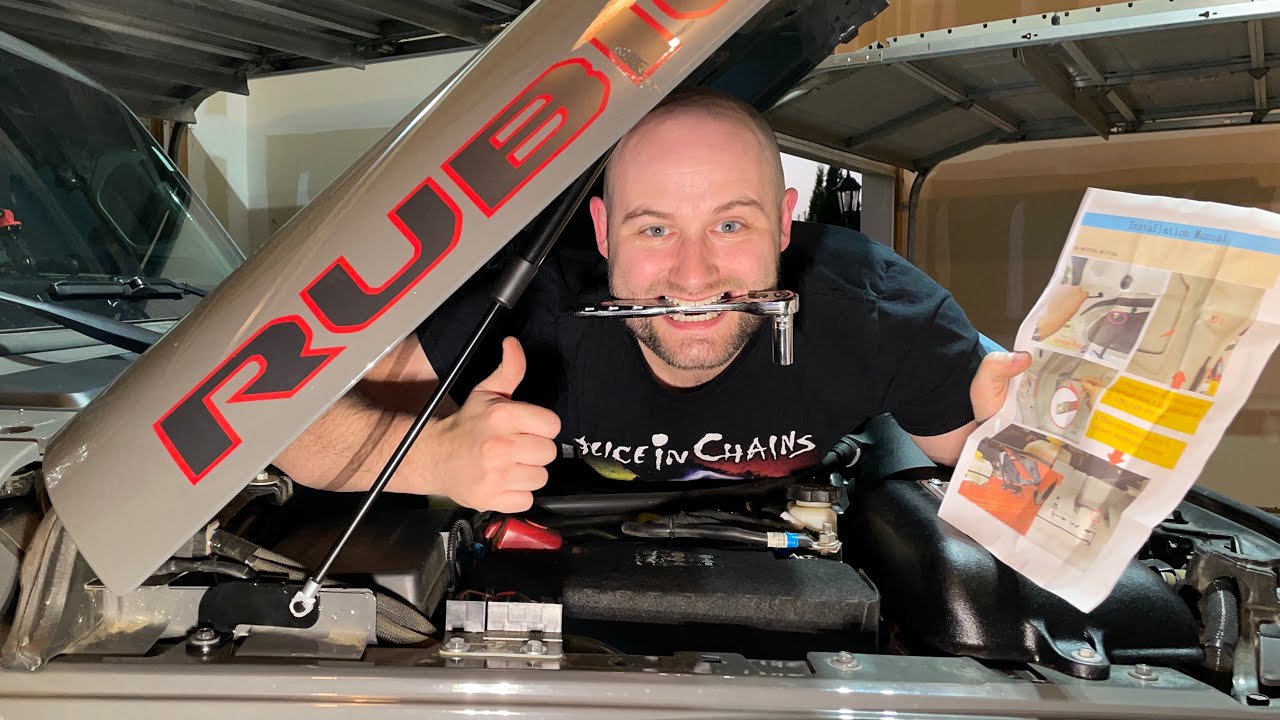 How To Install Hood Lift Struts on a JL Wrangler Rubicon