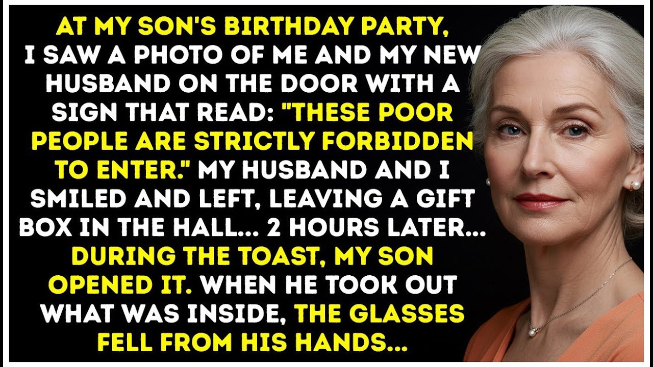 My Son Banned Me And My New Husband From His Party, But A Gift Box Made Him Change His Mind