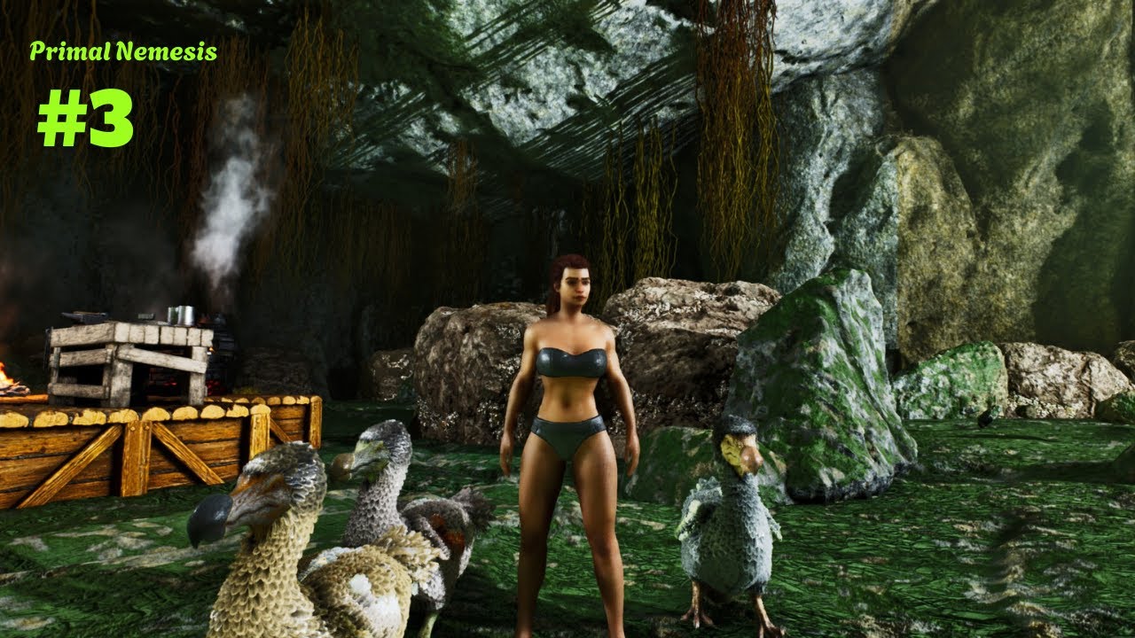 Ark Primal Nemesis - #3 Nos premiers alphas pour une recherche de ciment effroyable