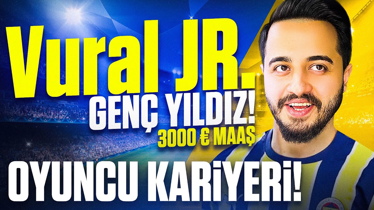 16 YAŞ GENÇ YILDIZ OLARAK FUTBOLA BAŞLADIM! Vural JR. Oyuncu Kariyeri FİFA 23