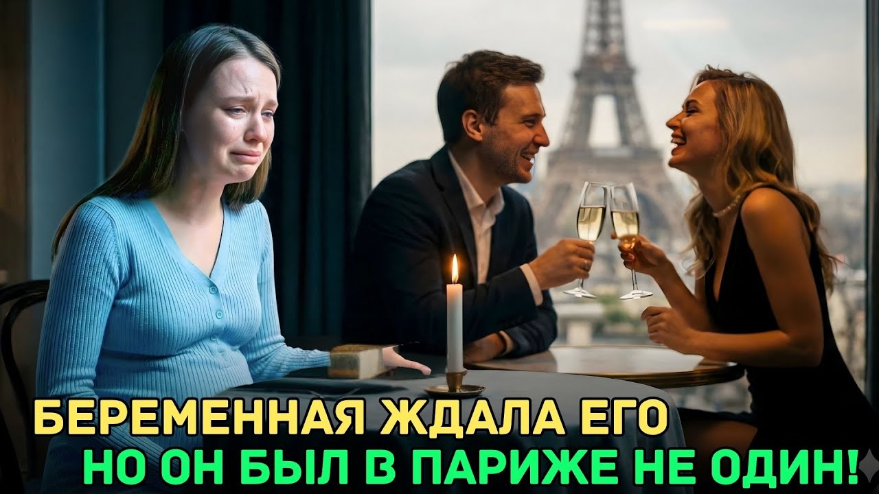 Беременная жена одна в день рождения, пока муж в “командировке” в Париже с любовницей