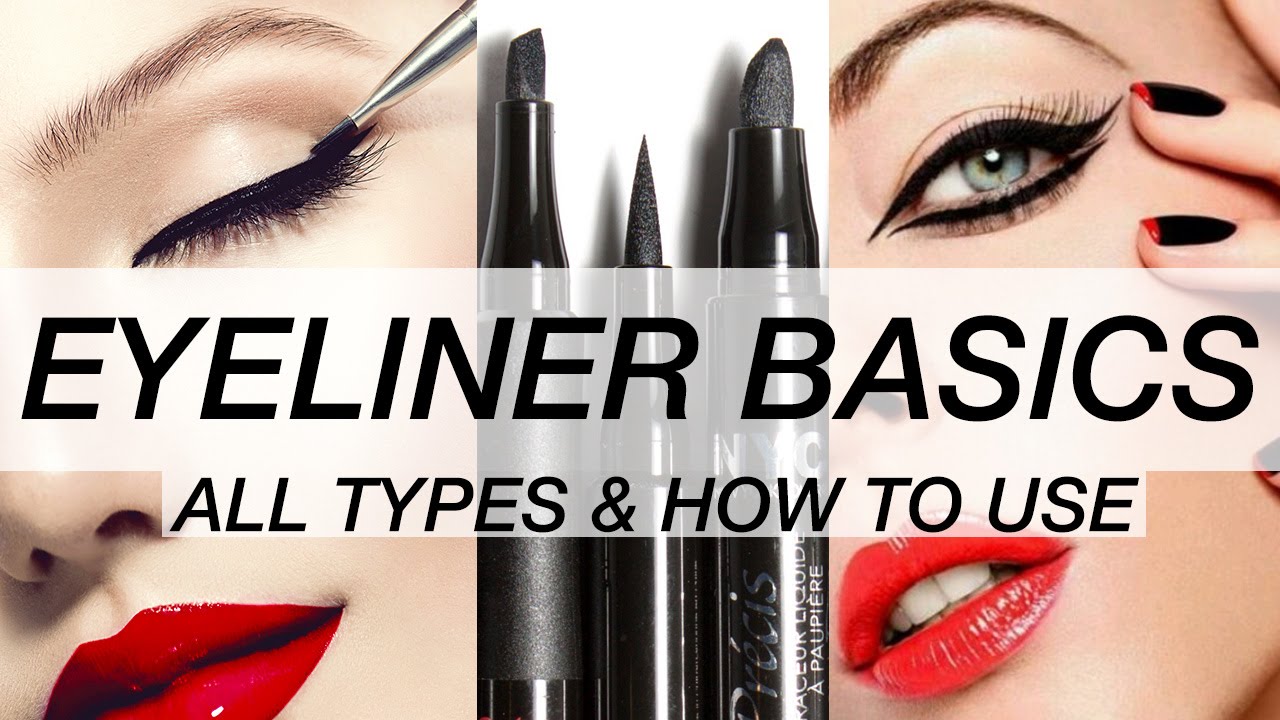 EYELINER HOW TO! ALL TYPES & HOW TO APPLY THEM!!