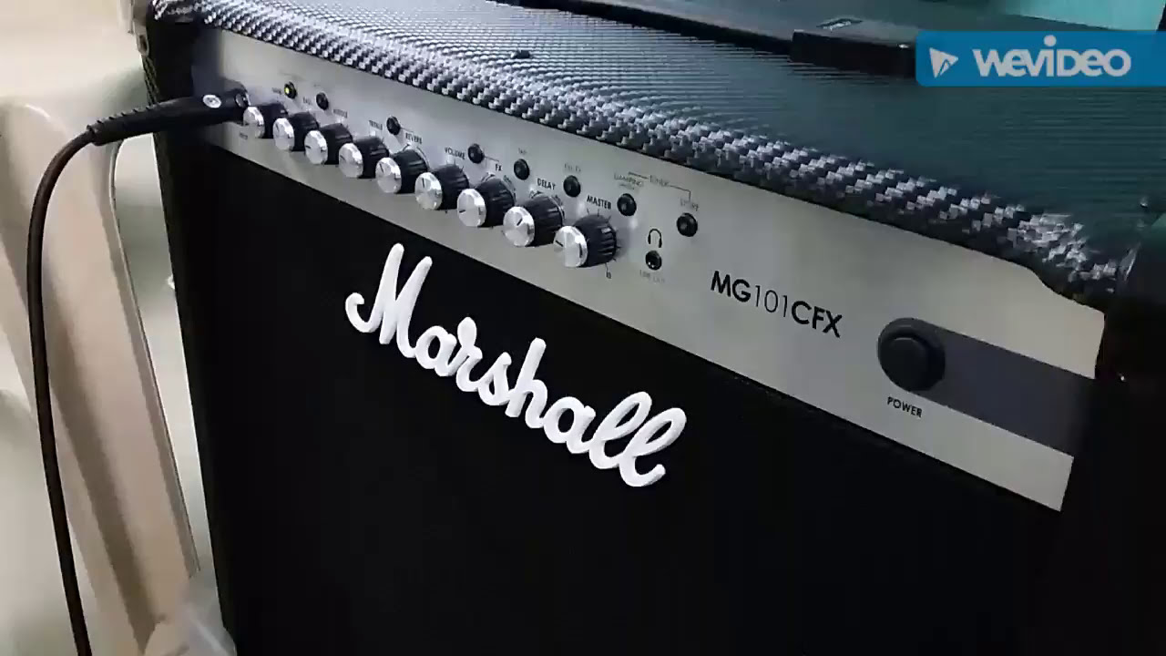 Marshall  MG101CFX Guitar amp Demo
