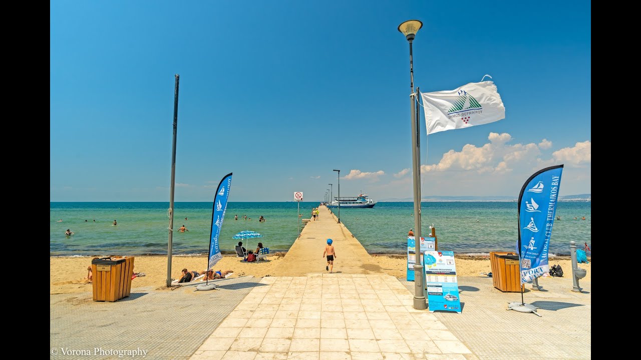 Summer Saturday  walking tour of Peraia, Thessaloniki, Greece 🇬🇷
