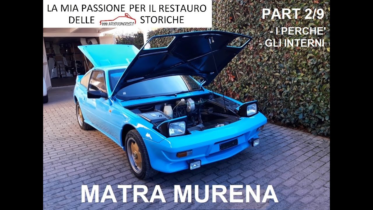 Matra Murena Restauro Restaurierung Restauration - Part 2 I perchè, la floccatura. Why and the flock