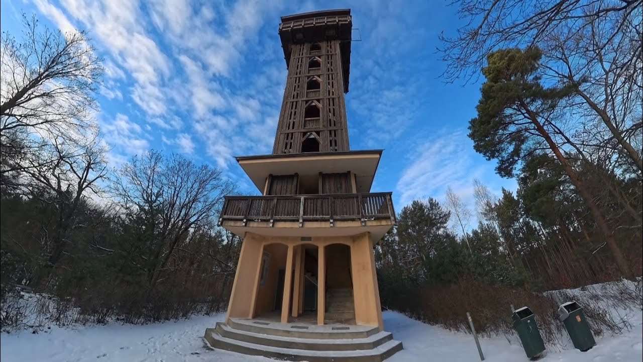Aussichtsturm Wehlaberg / Wanderung bei -10°C