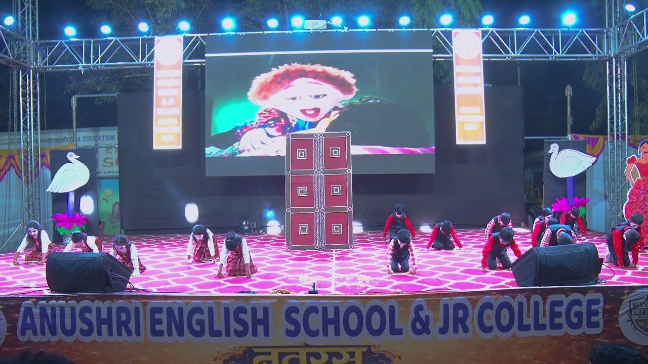 Tatya Vinchu Dance by 2nd Std Students | Anushri English School | Navras 2026