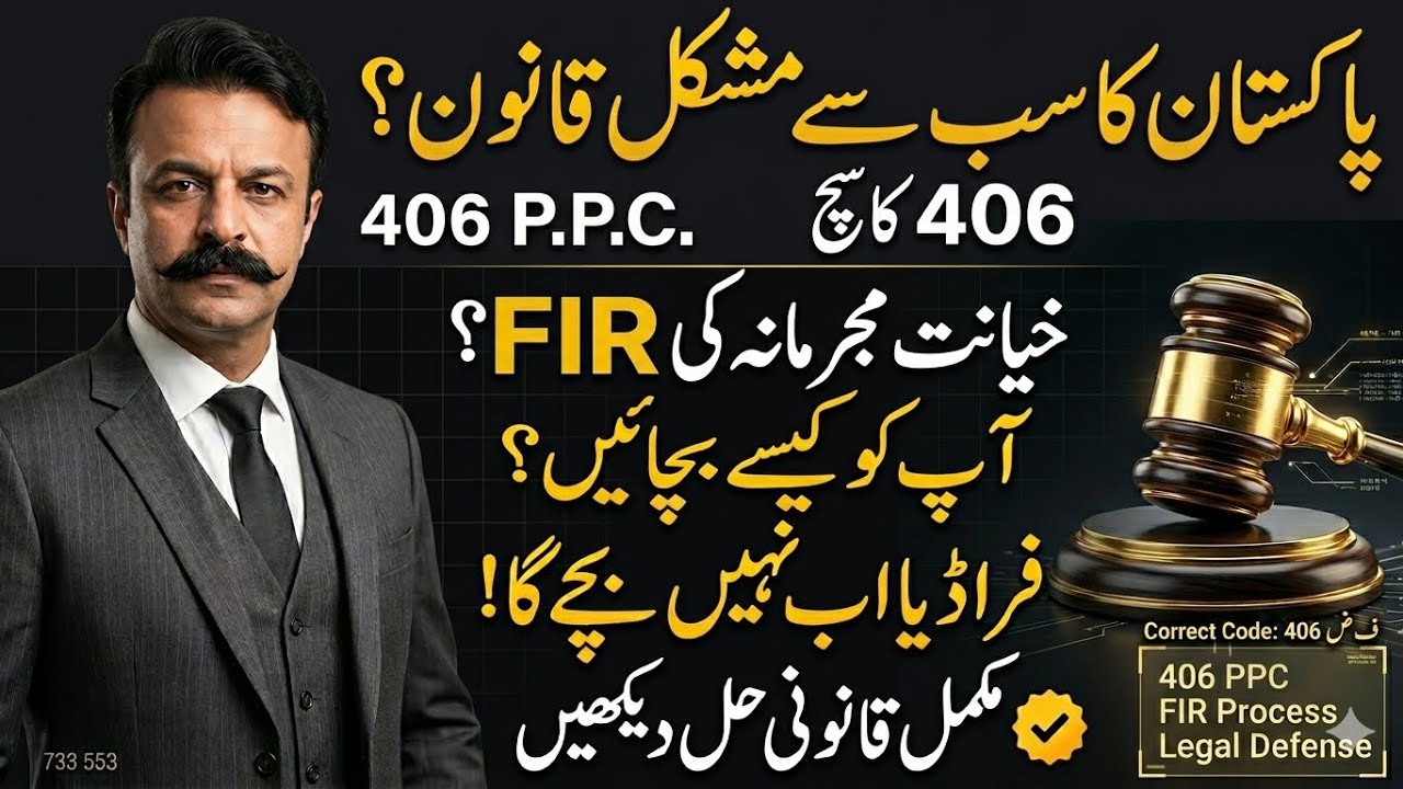 Criminal Breach Of Trust  In PPC 406 PPC 406 IPC #ppclectures #breachoftrustmisappropriation