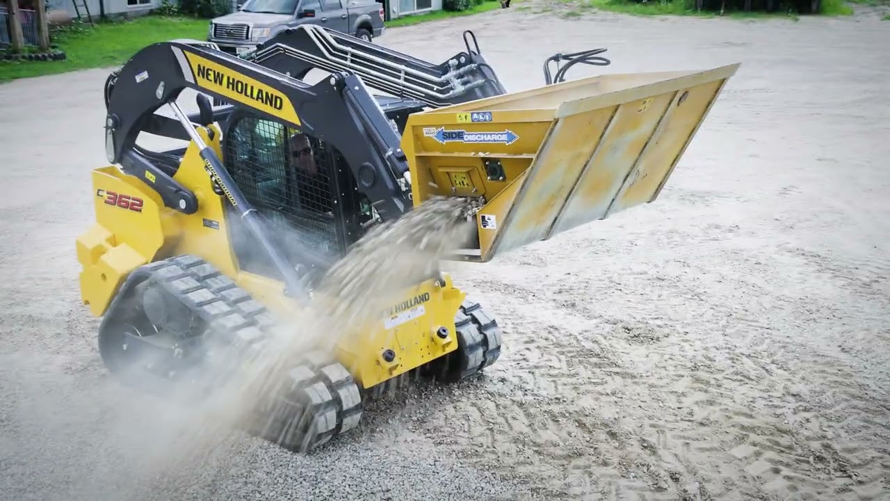 HLA Attachments - Side Discharge Bucket (Sand Model)