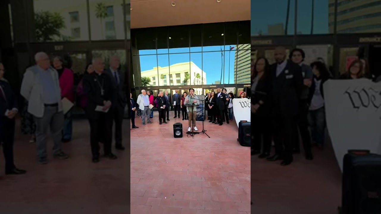 Press Conference at County Courthouse | Estrella del Paso and Community Partners