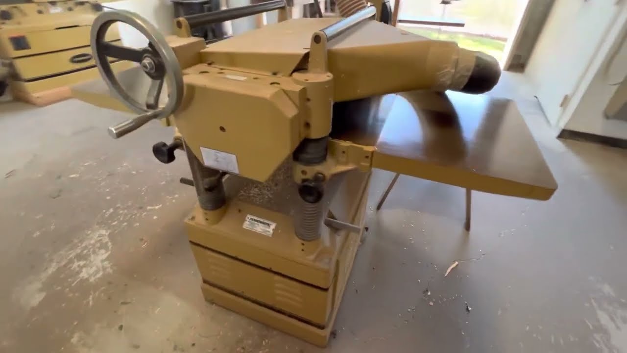 How to Run Powermatic 209 Planer