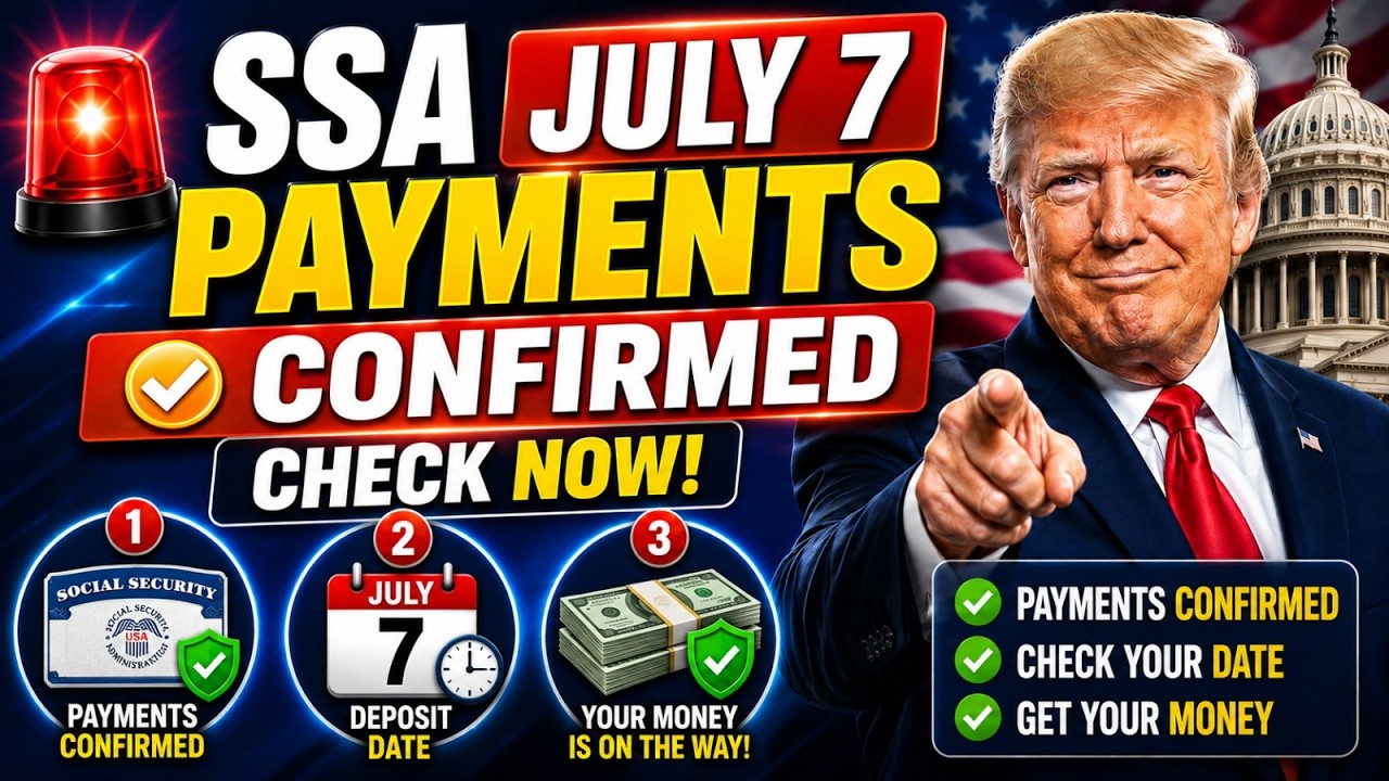 💵 SSA + SSI + SSDI July 7 Payments Confirmed &mdash; Who Gets Paid & What to Do If Your Check Is Smaller