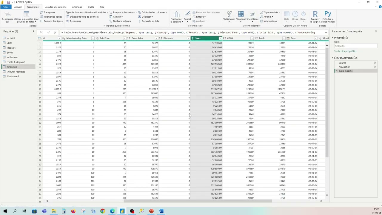 7- Power Query :  Découvrez l’onglet Transformer et nettoyez vos données facilement.