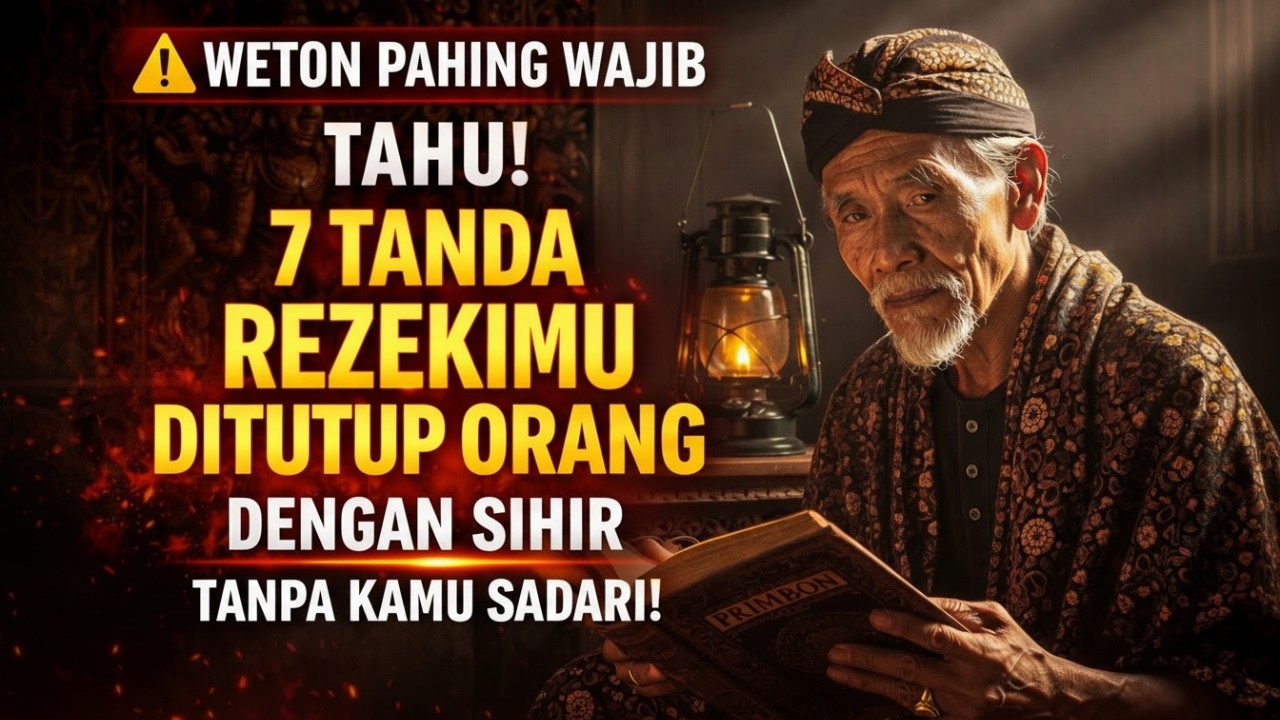 Weton Pahing Wajib Tahu❗ 7 Tanda Rezekimu Ditutup Orang dengan Sihir Tanpa Kamu Sadari❗