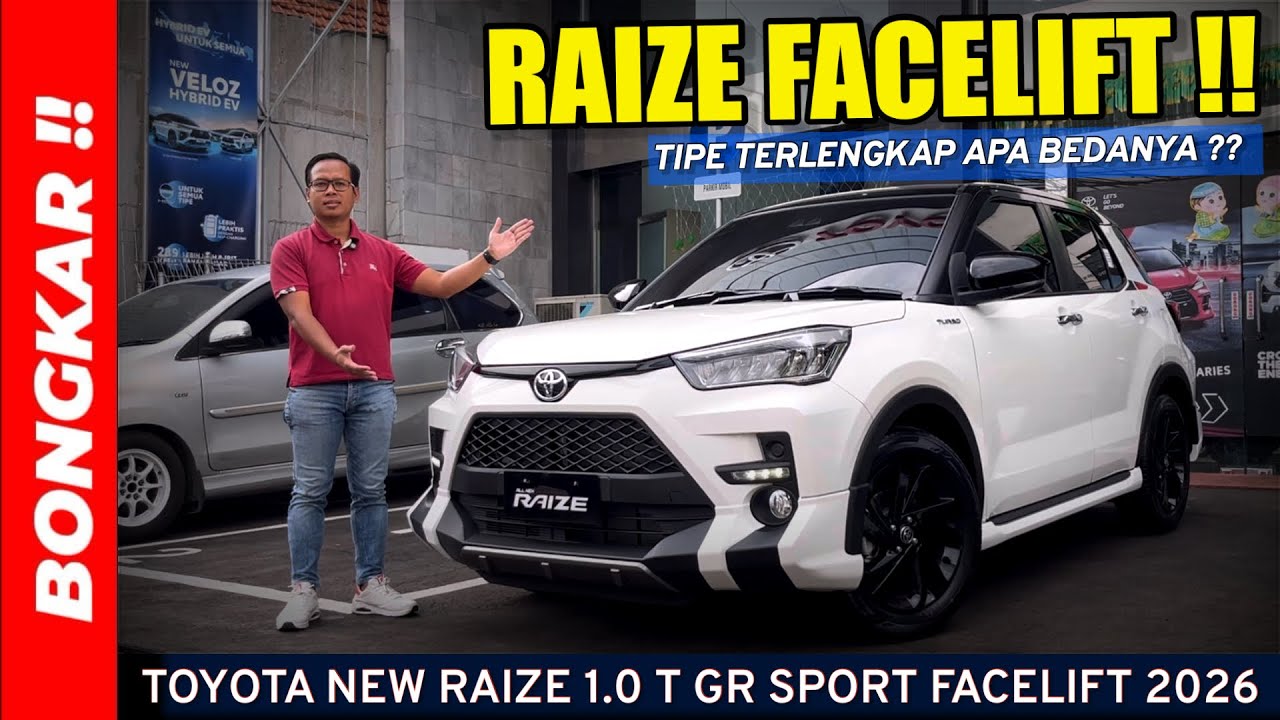Bongkar !! TOYOTA NEW RAIZE GR SPORT 1.0 TURBO FACELIFT 2026 || REVIEW EXTERIOR & INTERIOR TERBARU