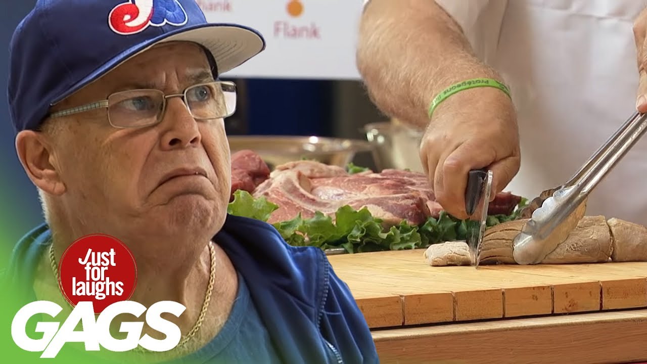 Customers Eat Bull Penis! - Just For Laughs Gags