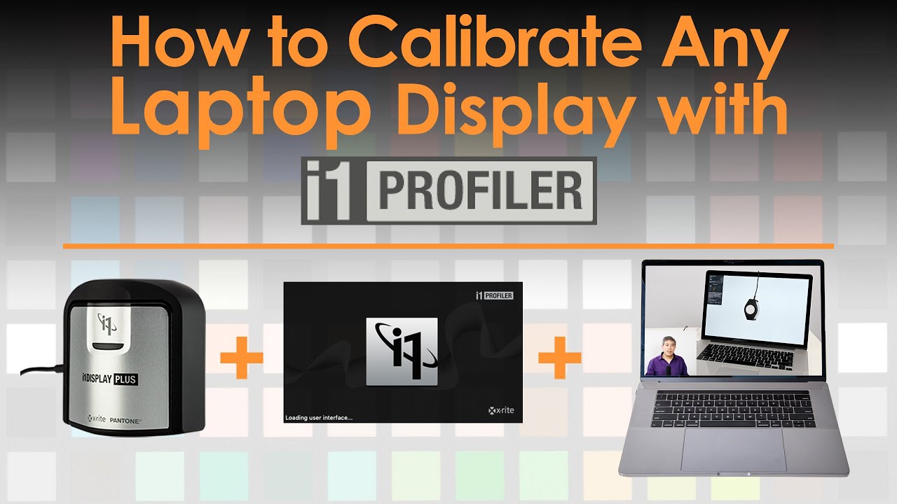 HOW TO Calibrate any laptop or build in display using X-Rite i1Profiler with X-Rite i1Display Pro
