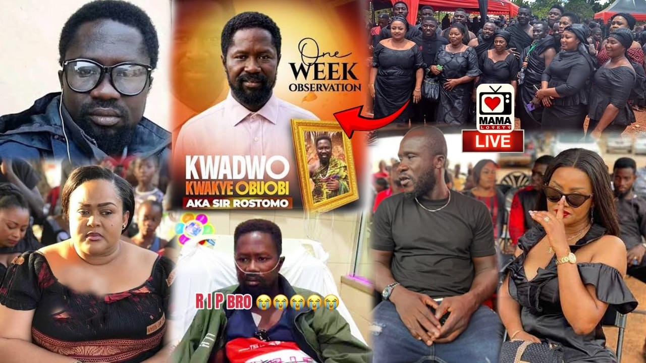 🔴 LIVE: Very S&aacute;d😭💔One Week Observation of Kwadwo Kwakye Obuobi (Sir Rostomo), Family cries bitterly