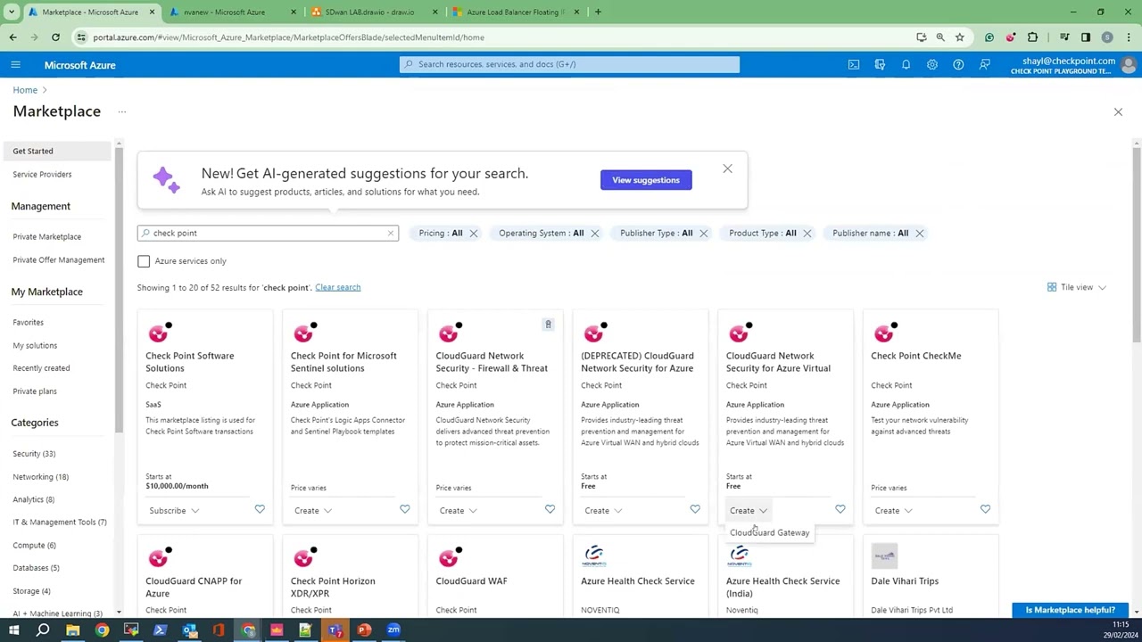 Azure Virtual WAN - Internet Ingress/Inbound - NVA Inspection