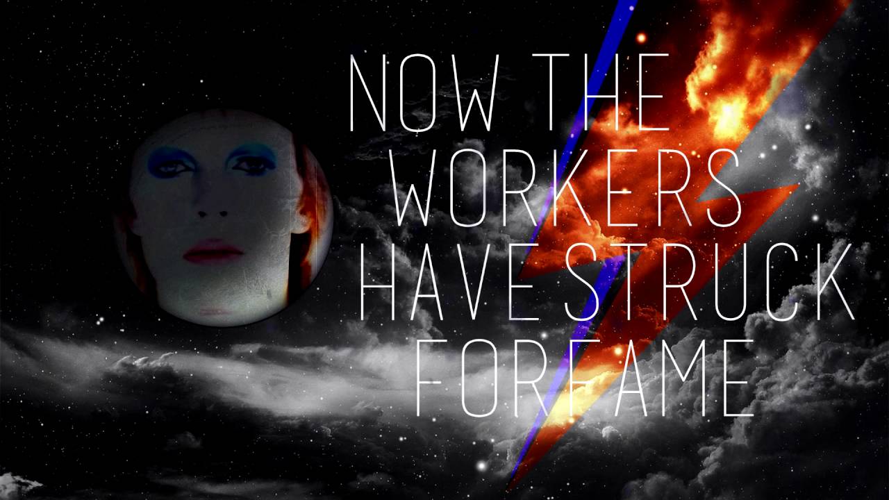 David Bowie - Life on Mars (Lyric Video) [English] [Unofficial]
