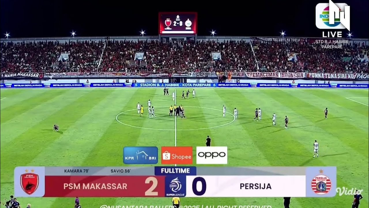 🔥 PSM Makassar Bantai Persija! Dua Gol Tanpa Balas di Allona! ⚽