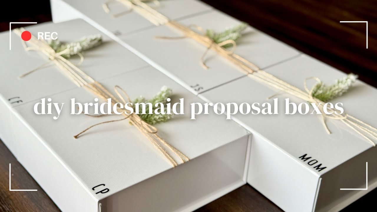 DIY Bridesmaid Proposal Boxes