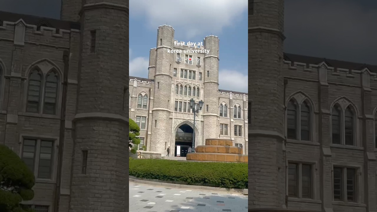 first day at Korea University 📚 