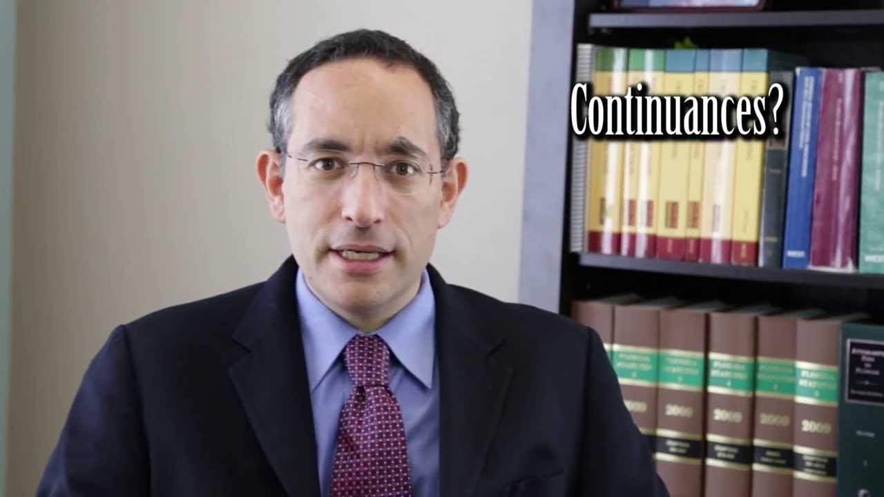 Continuances in a Foreclosure Defense Case