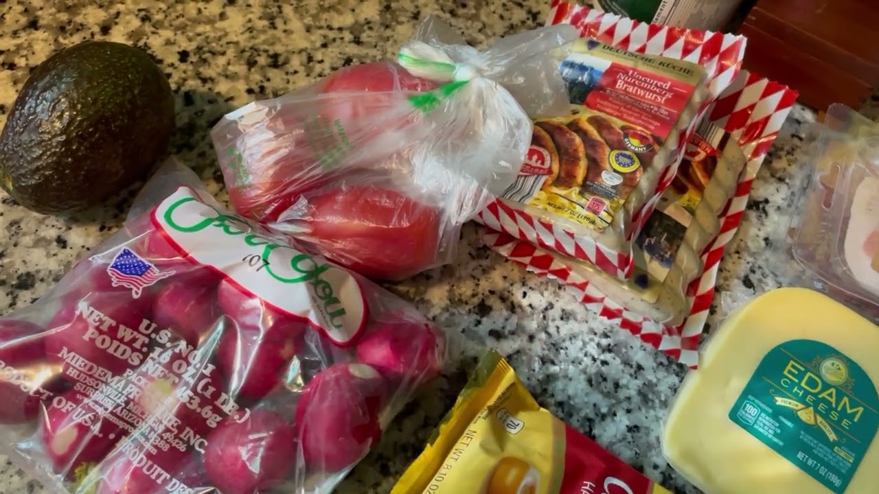 Grocery run German week at Aldi