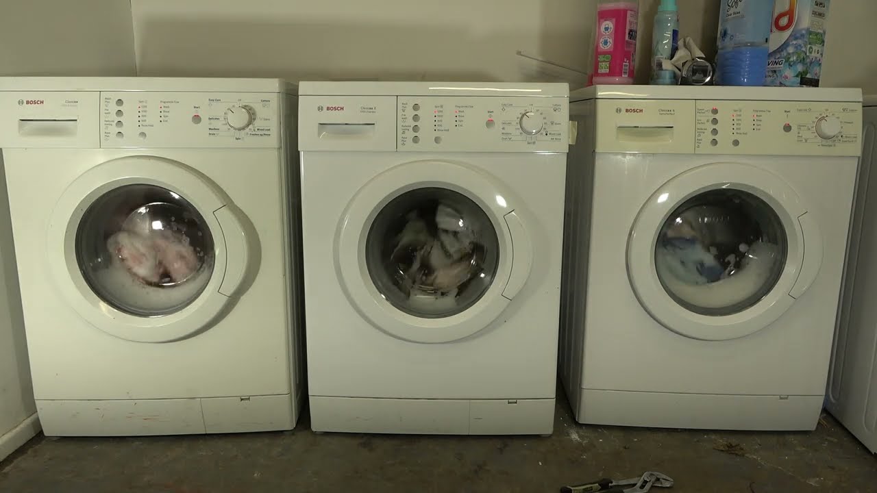 Wash race - 3 bosch classixx generation race / Easy Care 40'c Express vs. Speed perfect