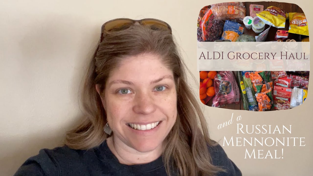 ALDI Grocery Haul (UNDER $200!) + Russian Mennonite Recipe (Verenike)