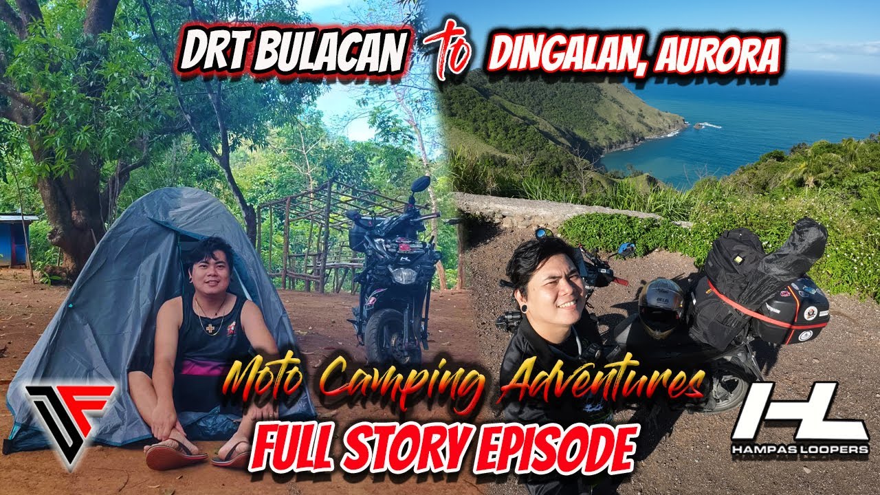 DRT Bulacan to Dingalan, Aurora | Moto Camping Adventures | FULL STORY EPISODE | Honda BEAT FI