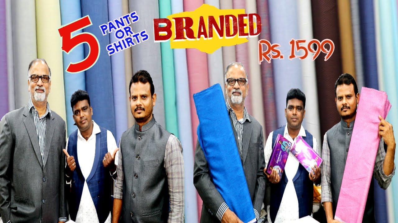 DESIGNZ MENS WEAR in Chennai | Offers Branded 5 Dress Material  Rs. 1599 | With 24 Hours Tailoring |