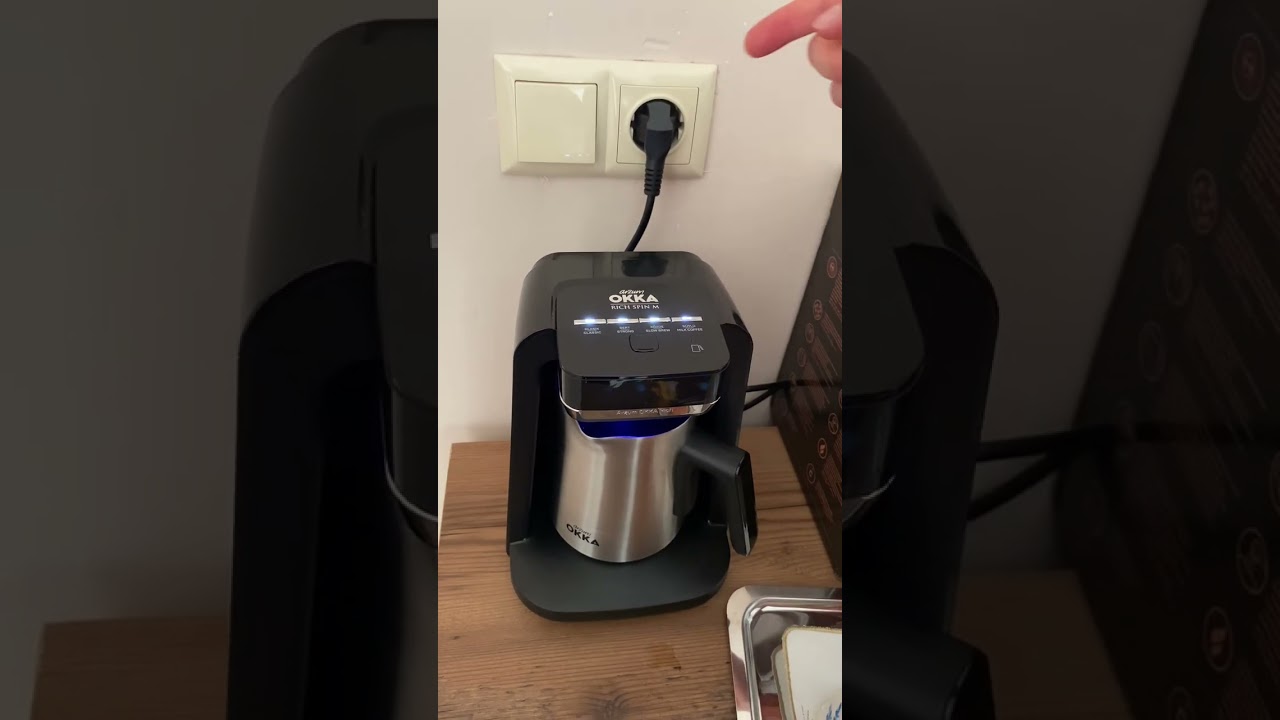 ARZUM OKKA RİCH SPİN M-  Karıştırıcılı Çelik Cezveli Kahve Makinası 