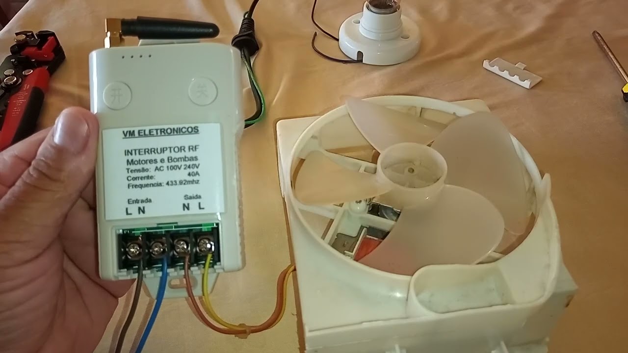 Novo Interruptor 110v/220v controle remoto longo Alcance 500m para automatizar motores e bombas