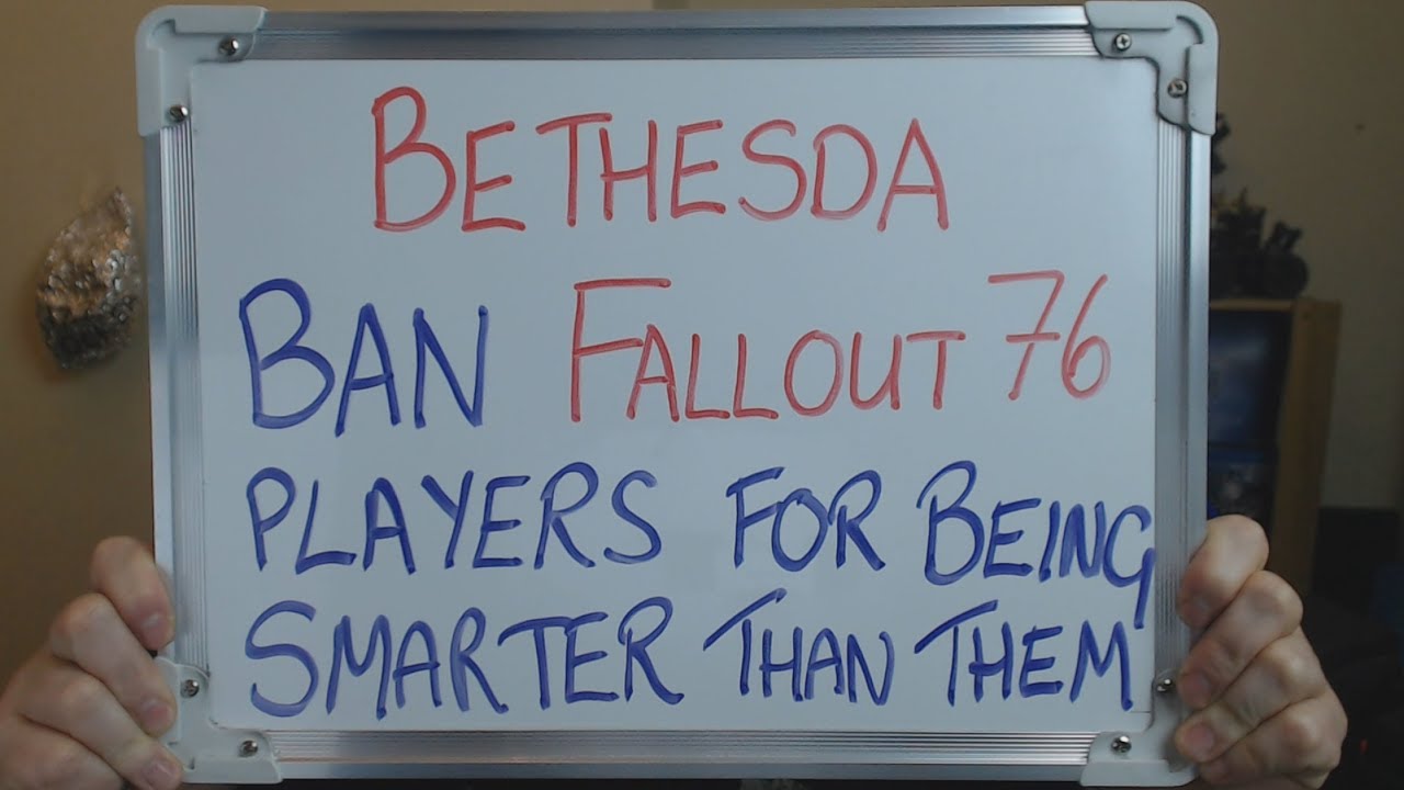 BETHESDA Bans FALLOUT 76 Players for Being Smarter than them !!