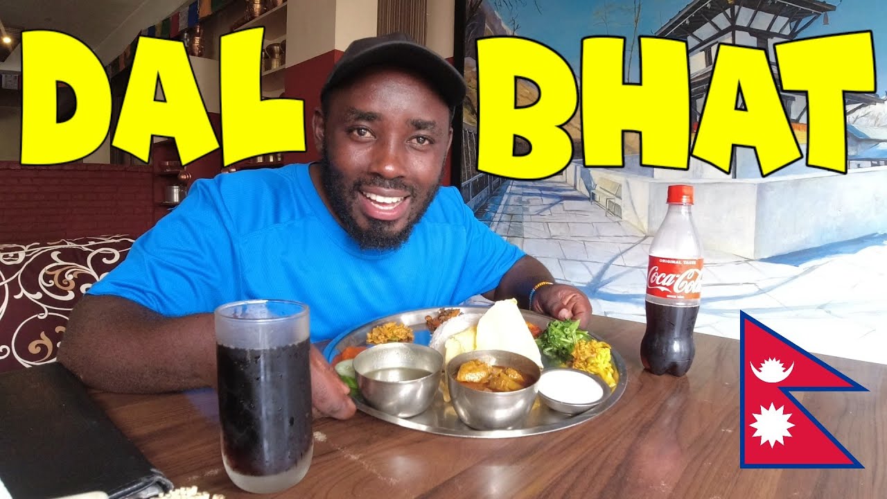 First Time Trying Dal Bhat ( दाल भाट )  - Delicious NEPALI  Food , Nepal 🇳🇵