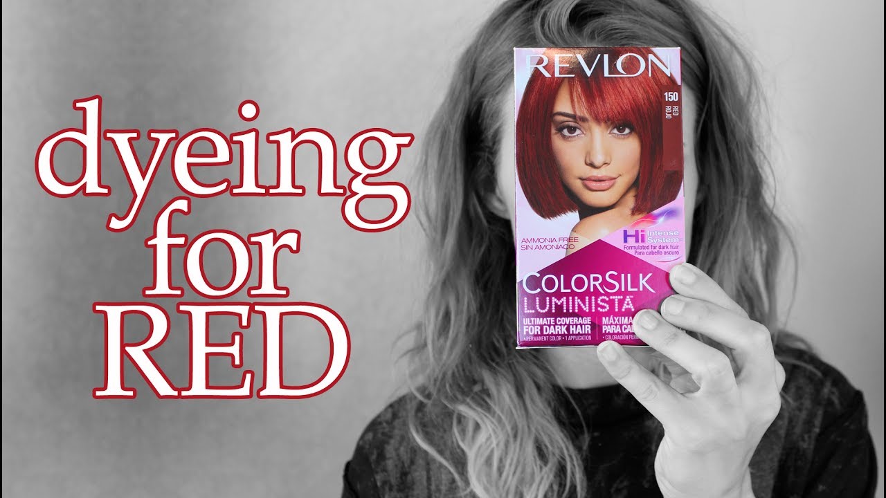 Dyeing for Revlon Colorsilk Luminista 150 RED