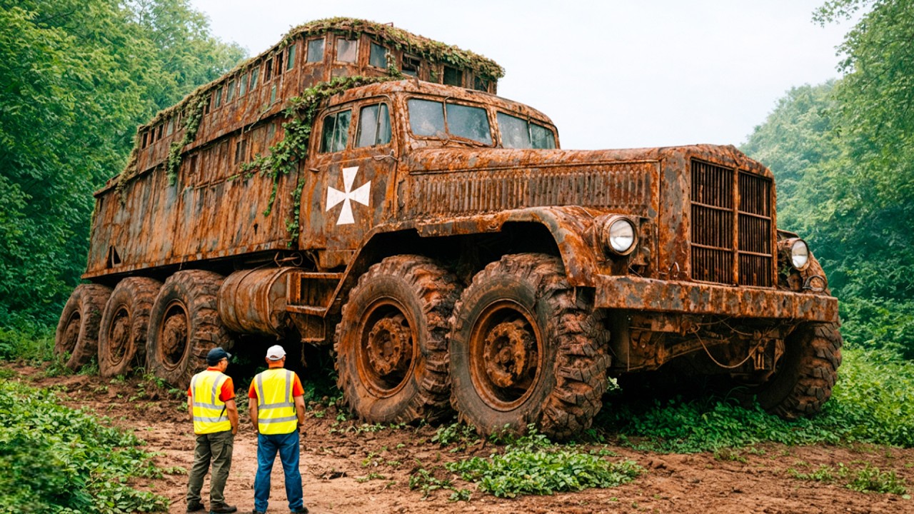 10 WEIRDEST ABANDONED WORLD WAR II TRUCKS Ever Discovered