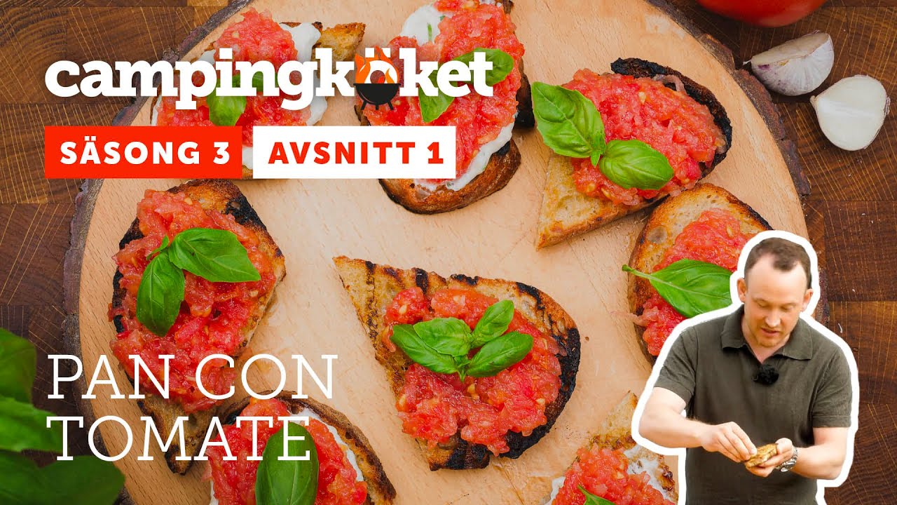 Campingk&ouml;ket S03E01 &ndash; Pan con tomate