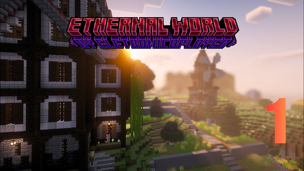 COMO eu CONSTRUÍ 1 CASA INICIAL, e....?! - Ethernal World EP1