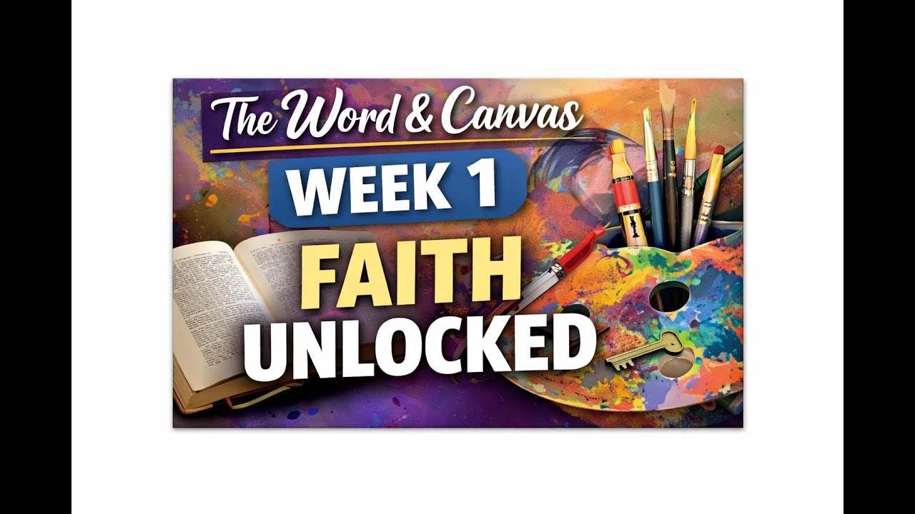 The Word and Canvas - Lesson 1 ~ FAITH UNLOCKED
