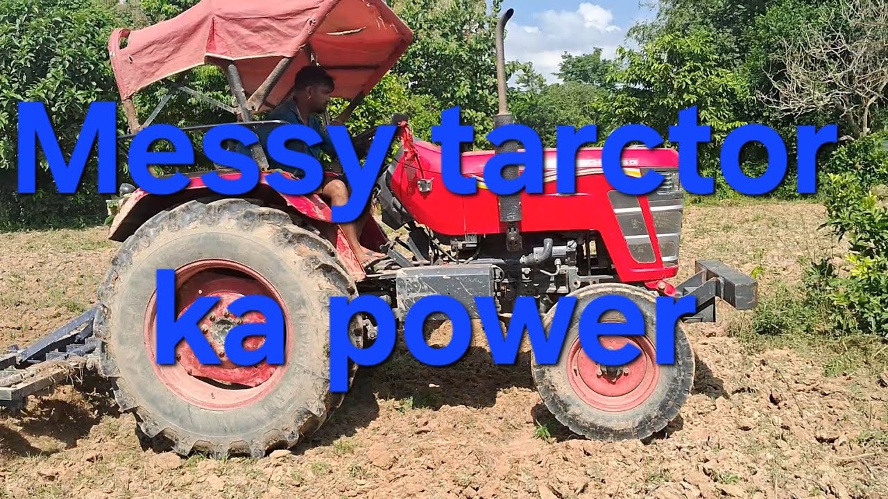 Agriculture. Messy tractor ka power #entertainment #comedy #video #viralvideo 