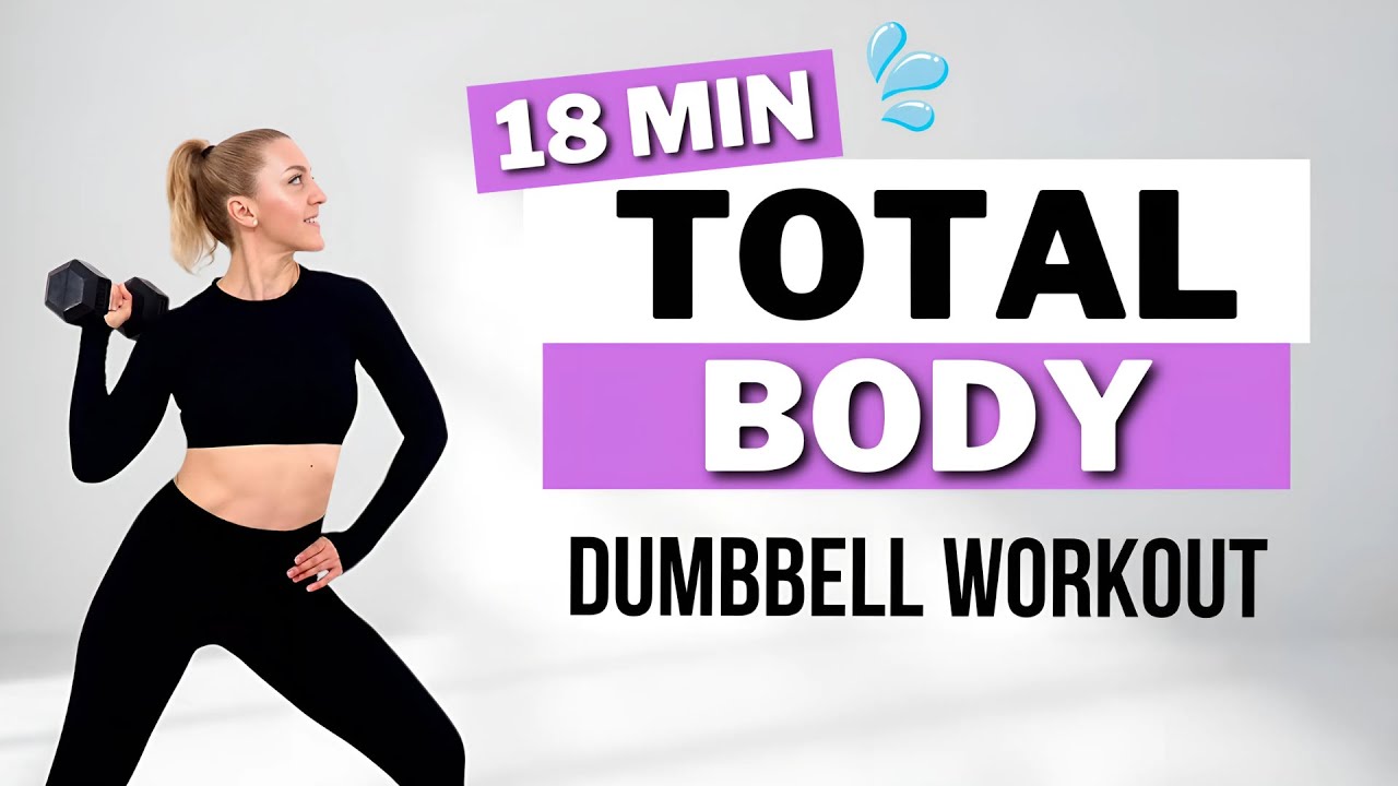 🔥18 Min Dumbbell Workout🔥Full Body Strength Workout @Home🔥ALL STANDING🔥NO JUMPING🔥NO REPEAT🔥