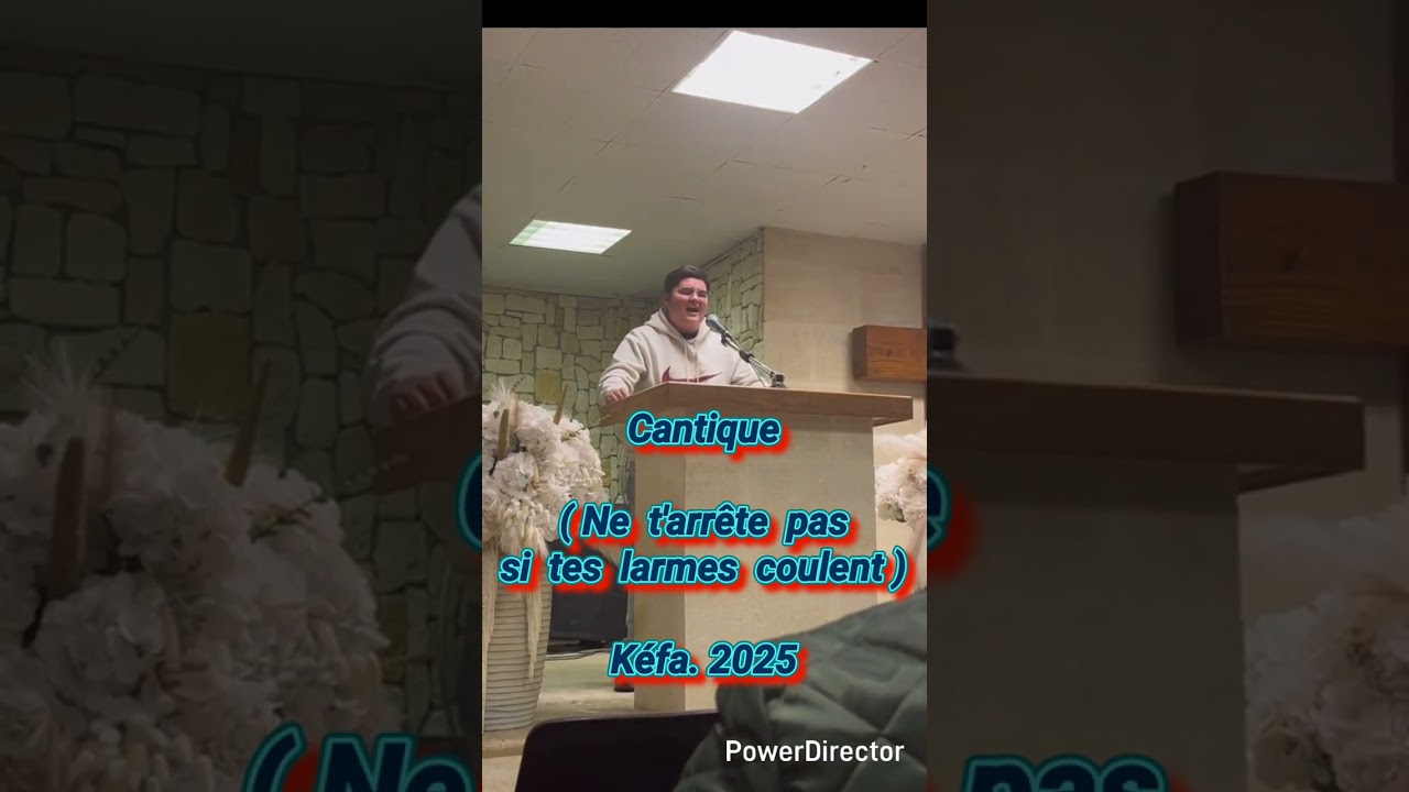 5635. Cantique (Ne t'arrête pas si tes larmes coulent) Kéfa. 2025