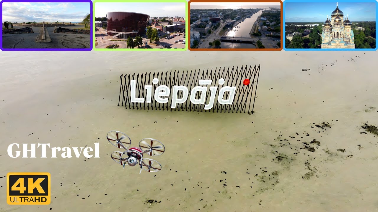 The best aerial views of Liepāja (Latvia) in 4K!