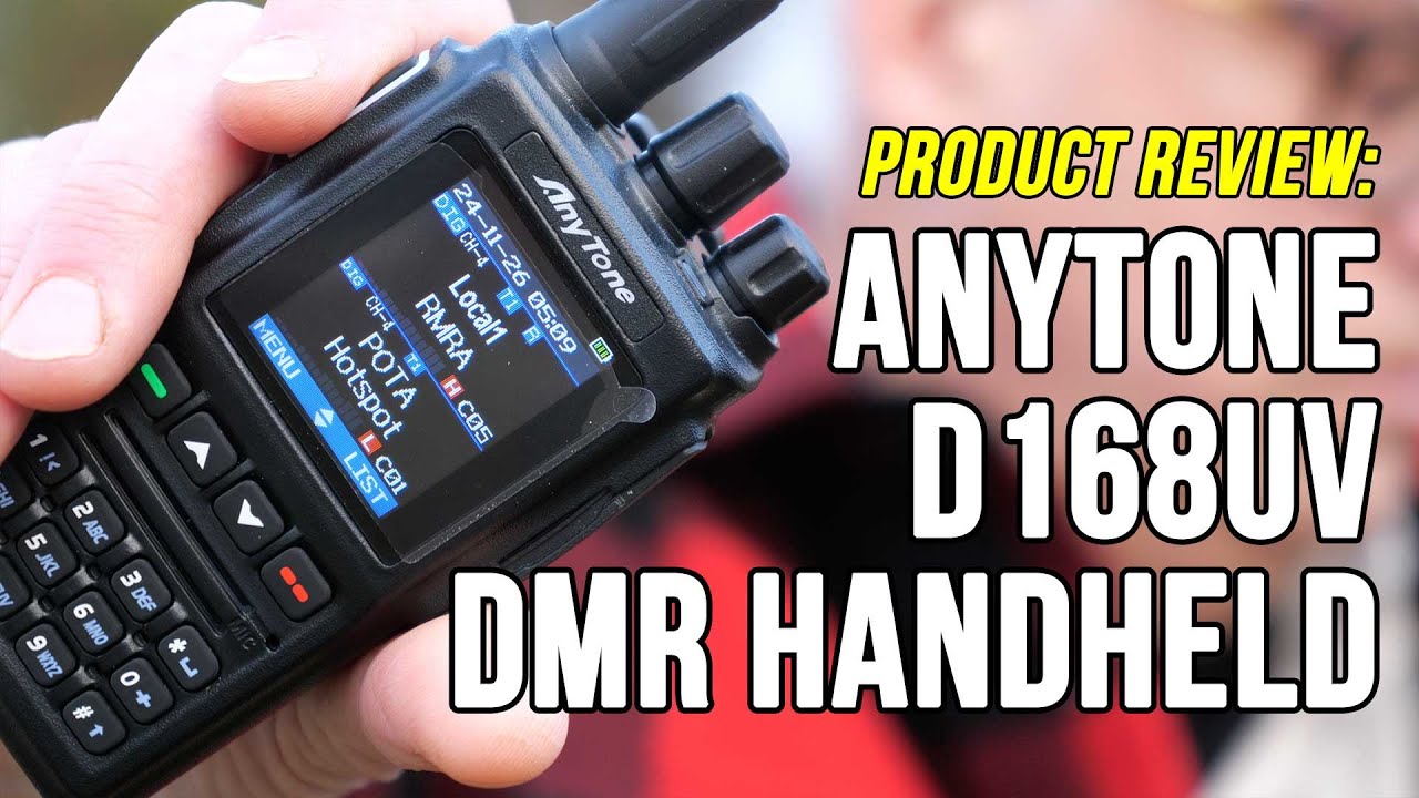 AnyTone AT-D168 uv: доступная и многофункциональная портативная DMR-рация